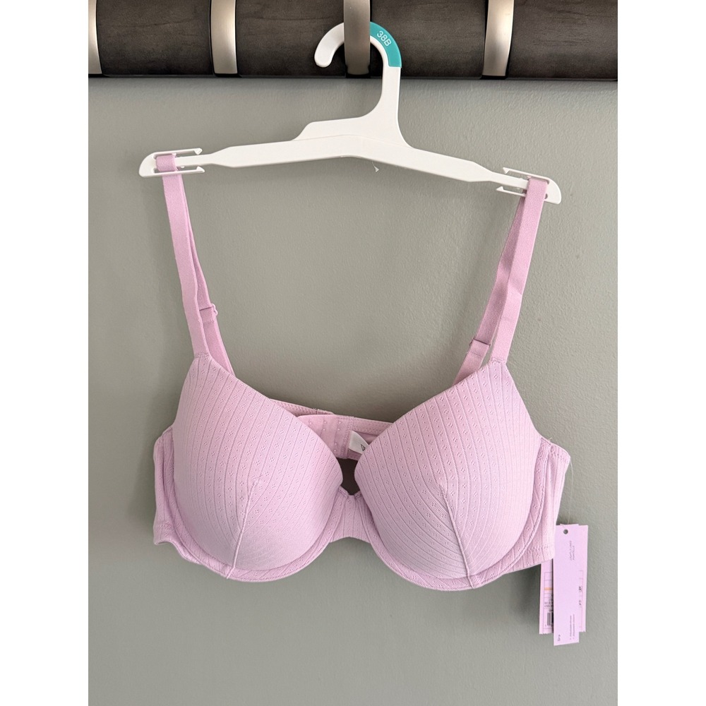 Wild Fable Lilac Purple Lightly Lined Pointelle Bra Underwire 38B KL878M NWT